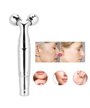 Buy Silver Electrical Facial Scooter Massager - Anti-Fold Slimming Tool for Skin Care - Buy Online on GoSupps.com