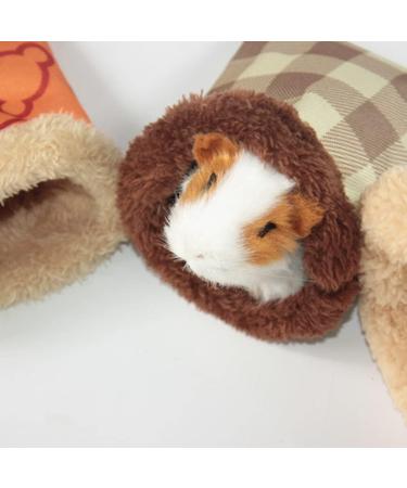 POPETPOP Hamster Sleeping Bag : 3pcs Winter Warm Hamster Bed Small Animal Hideout Pouch Small Pet Nest for Hedgehog Random Color(13 x 12 x 6cm) 13L x 12W x 6H cm As Shownx3pcs - Buy Online on GoSupps.com