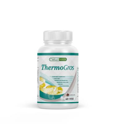 TermoGras | Weight Loss Fat Burn Appetite Reliever | Garcinia Cambogia + Glucomannan + Raspberry Ketones + African Mango + Green Coffee | Powerful Thermogenic | 60 Tablets