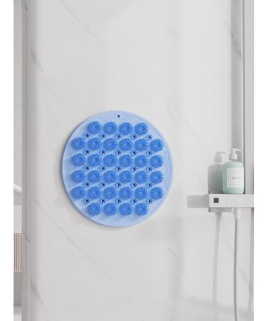 Buy Red Foot Scrubber Mat for Shower Non-Slip Foot Cleaner & Massage Device for Spa Care Peeling and Pain Relief International Shipping Available - Buy Online on GoSupps.com