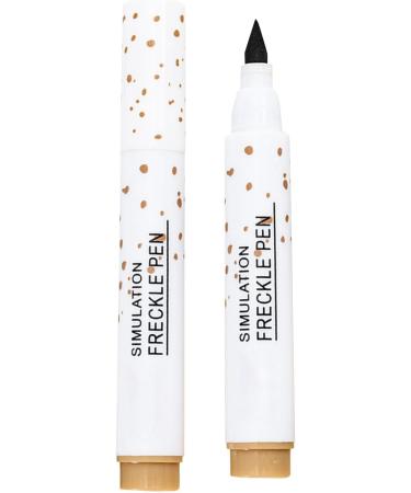 Freckles Pen Lifelike Freckle Makeup Pen 2 Colors Magic Freckle Color Waterproof Longlasting Soft Pen for Effortless Sunkissed Makeup Not Easy to Fade Suit for Women Men (Coffee 1g) - Buy Online on GoSupps.com