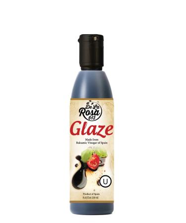 Non-GMO Balsamic Glaze - De La Rosa 8.45oz - Only 3 Ingredients | Vegan, Kosher, Gluten-Free | Drizzle on Everything! 8.45 Fl Oz (Pack of 1)