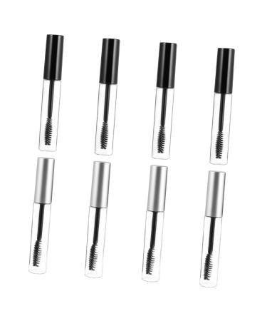 DOITOOL 8 Pi ces Conteneur Noir Vide Bouteille De Stockage Tube De Cr me Pour Les Cils Bouteille De Mascara Bouteilles Et De Mascara Mini Tube De Mascara R cipient Remplissage 10.6x1.7cm couleur assortie
