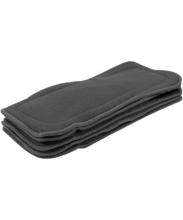 Happy Cherry Baby Diapers - Washable & Reusable Bamboo Cloth Diaper Set (6 Pieces) - Soft Fabric Black - Buy Online on GoSupps.com