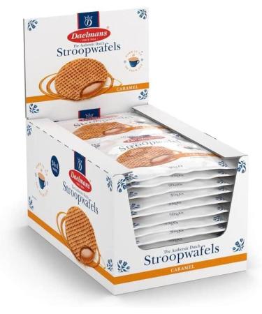 Daelmans Stroopwafels - Jumbo Caramel Wafers - 39 g x 24 (Single Pack) Dutch Caramel Waffle - Stroopwaffels (24 (1 Box)) - Buy Online on GoSupps.com