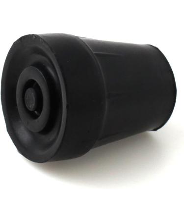 Pack of 4 - 19mm 3/4 Black Rubber Ferrules for Walking Sticks and Canes by Lifeswonderful - Buy Online on GoSupps.com