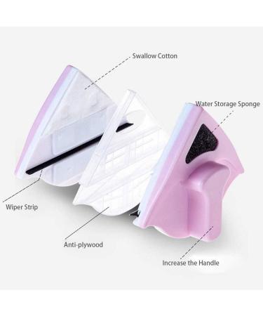 High-Rise Glass Cleaner Artifact Household Double-Layer Window Window Cleaner Scraper Wash Glass Window - Buy Online on GoSupps.com