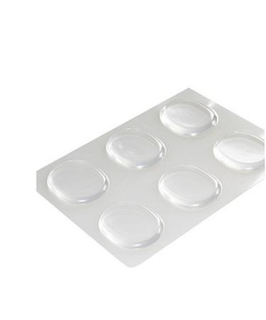 6Sheets(36PCS) Clear Oval Adhesive Invisible Foot Support Shoe Stickers Callus Cushions Pads Foot Protector for Blisters Corns Calluses
