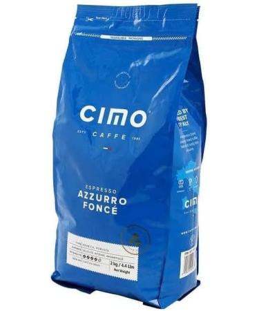 Caffe Cimo Azzurro Espresso Whole Coffee Beans (2 x 2 kg - Buy Online on GoSupps.com