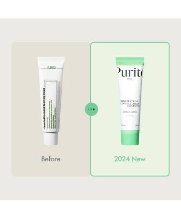 PURITO Centella Unscented Recovery Cream 50ml - Vegan & Witch Hazel-free | Skin Barrier Repair Formula - Buy Online on GoSupps.com