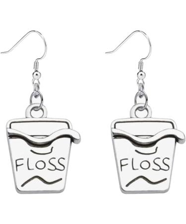 Buy Dental Charm Earrings Set - Dentist-Themed Jewelry for Women | 3 Pairs with Keychain - Buy Online on GoSupps.com