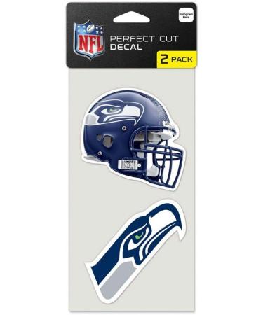 Buy NFL Seattle Seahawks Perfect Cut Decal Set of 2 - 10.2 x 10.2 cm | International Shipping Available - Buy Online on GoSupps.com