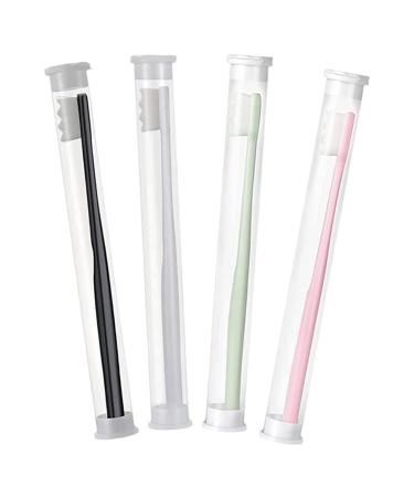Soft toothbrush for adult rubber recession sensitive gums toothbrush with 10 000 soft bristles to toothbrushes for children 4PCs