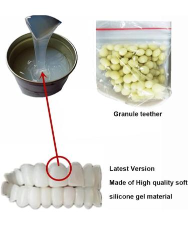 Bright Cattle Snap-On Veneers - Upper & Lower False Teeth | White Dentures for a Perfect Smile | International Shipping Available - Buy Online on GoSupps.com