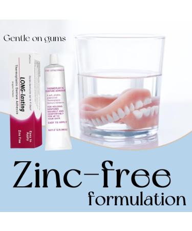 IATAHI Thermoplastic denture adhesive 2 pieces bonding cream for dentures Thermoplastic dental adhesive denture bonding agent thermoplastic denture adhesive - Buy Online on GoSupps.com