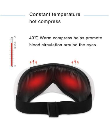 Electric Eye Massager with Heat Compression & Vibration - Ultimate Relief for Eye Fatigue & Dry Eyes - Buy Online on GoSupps.com