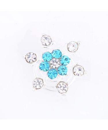 Yantu 10pcs Clear Blue Crystal Swirl Hair Twists Coils - Hair Pin Clip Accessories - Buy Online on GoSupps.com