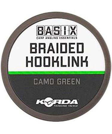 Korda BASIX Braided Hooklink 25lb - Green | High Strength Fishing Line for International Shipping - Buy Online on GoSupps.com