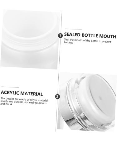 FRCOLOR Cream Lotion Dispenser Press-type Container Lotion Container Cream Holder Acrylic Bottle for Cream Leak-proof Cream Jars Acrylic Acid Travel Multifunction Bottled - Buy Online on GoSupps.com