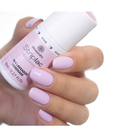 Alessandro Striplac UV Nail Polish - Lavender Lemonade | Long-Lasting Gentle Vegan Peel-Off Technology | 8 ml - Buy Online on GoSupps.com