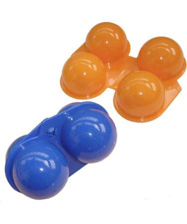 Healeved 6 Pcs Eggs Egg Container Egg Case Camping Egg Baskets Portable Egg Case Egg Carton Mustard Outdoor Random Colorx2pcs 11.5X7X7cmx2pcs - Buy Online on GoSupps.com