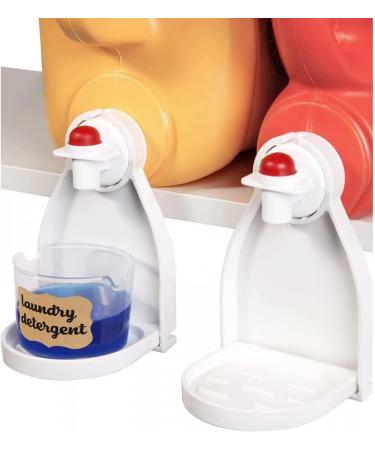 USB Laundry Detergent Cup Holder Detergent Drip Catcher Fabric Softener Gadget Cup Holder Tidy Laundry Room - No More Leaks or Mess for Laundry Room 2 Pack  - Buy Online on GoSupps.com