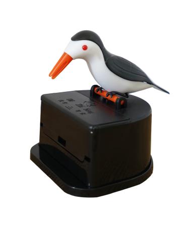 LUOFENG Cute bird shaped toothpick container automatic toothpick dispenser toothpick holder table decoration table accessories