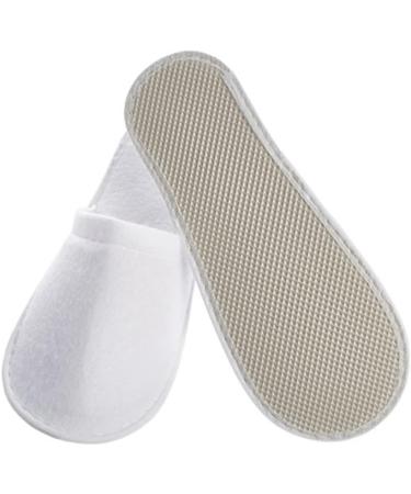 Griwiuiowe 40 Pairs Non- Closed Toe Disposable Slippers Ultra-Thin Brushed Plush Disposable Slippers Compatible with Hotel - Buy Online on GoSupps.com