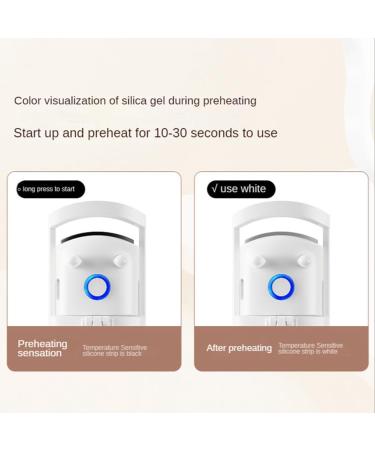 Kochenty Eyelash Curler Portable Electric Eyelash Curler Permanent Long Lasting Eyelashes Curls Thermal Eyelash Curler Makeup Tools - Buy Online on GoSupps.com