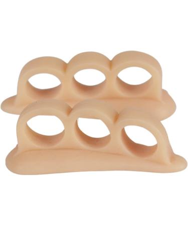 Ciwanning Toe Separator - Toe Corrector for Curled Toes & Blisters Relief - 1 Pair (White) - Buy Online on GoSupps.com
