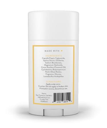 Native Deodorant: Buttercream & French Vanilla | Aluminum-Free with Baking Soda, Probiotics, Coconut Oil, Shea Butter | Natural Seasonal Scents for Women & Men - Buy Online on GoSupps.com