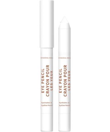 Cream Eyeshadow Stick | Soft Creamy Matte Shimmer Eye Shadow Pencil Crayon Eye Brightener Highlighter Eyeliner Crayon Make Up Set 20 Colors Smudge-Proof Transfer-Proof A08 - Buy Online on GoSupps.com
