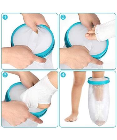 Doact Waterproof Leg Plaster Protection for Kids | Shower & Bath Cast Cover | 43cm Leg Protectors - Buy Online on GoSupps.com