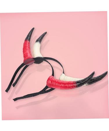 Holibanna Horn Headdress Hair Hoops Cosplay Horns Horn Headband Horns Cosplay Halloween Headbands Cosplay Props Cosplay Accessories Horns Headband Party Headbands Party Props Devil Horns 28X21X3.5cm As Shown - Buy Online on GoSupps.com