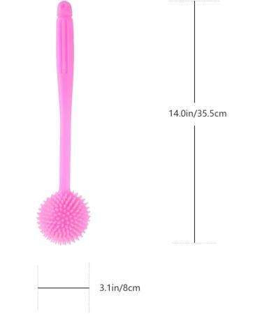 Exceart Hammer 1stk Portable Body Massage Gear - Acupressure Massager for Back Legs & Arms - Yoga Massage Tool with Meridian Trigger Pebbles in Pink Gel - Buy Online on GoSupps.com