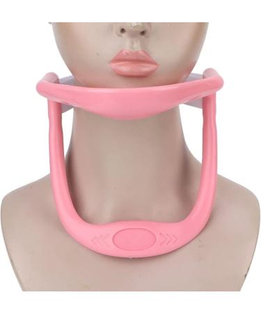 Naked Adjustable Neck Support - Pain Relief Neck Tractor & Cervical Spine Wrap in Pink | Prevents Cervical Spondylosis - Buy Online on GoSupps.com