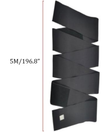 HKDYWTNB Back Brace Lumbar Support Body Shaper Slimming Waist Trainer Bandawrap Shapewear Women Control Shaper Stretch Waist Belt(Rojo 5M) 5M Rojo - Buy Online on GoSupps.com