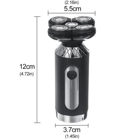 GeRRiT Electric Razor for Men - 4 in 1 Waterproof Rechargeable Shaver & Beard Trimmer | International Shipping - Buy Online on GoSupps.com