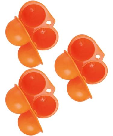 Healeved 6 Pcs Eggs Egg Container Egg Case Camping Egg Baskets Portable Egg Case Egg Carton Mustard Outdoor Random Colorx2pcs 11.5X7X7cmx2pcs - Buy Online on GoSupps.com