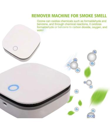 PandaXun Smoke Odor Remover for Home Odor Remover Machine for Smoke Smell Mini Odor Purifier for Home Car Refrigerator Shoe Cabinet - White - Buy Online on GoSupps.com