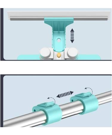Double-Sided Window Cleaner-Detachable Telescopic U Shaped Professional Window Cleaning Tool Flexible Outside Double-Sided Glass Cleaner Kit - Buy Online on GoSupps.com