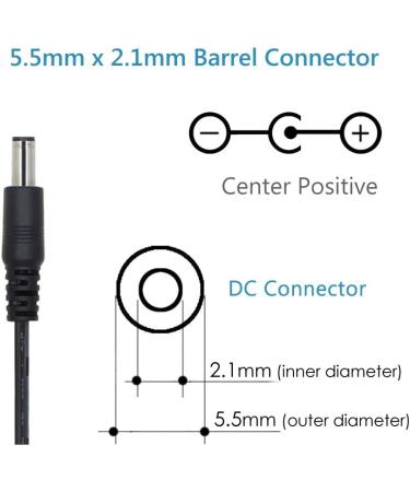 2 Packs DC 12V 1.5A 18W Power Adapter for Cameras - 5.5mm x 2.1mm Plug - High Quality Supply Switching - Buy Online on GoSupps.com
