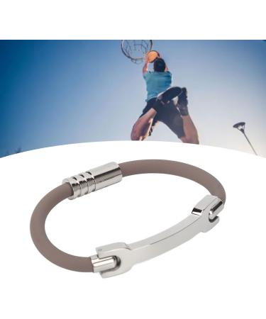 Buy Static Resistant Coffee Color Balance Bracelet | Negative Ion Waterproof Energy Bands for Health - Buy Online on GoSupps.com