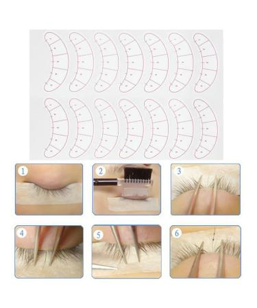 DEWIN Eye Mapping Stickers - 140 Pcs for Lash Training & Practice - Buy Online on GoSupps.com