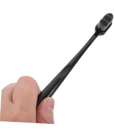 Oatipho Soft Bristle Toothbrush Set - 4 Pcs Travel & Household Ideal for Adults & Kids Black - Buy Online on GoSupps.com