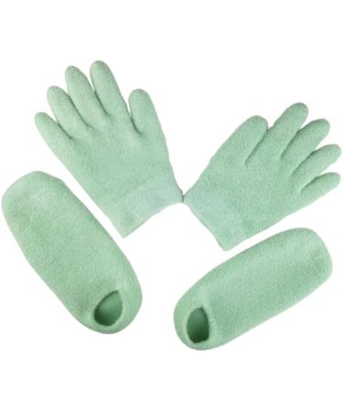 Beavorty 1 Set Booties Softening Socks Shoe Covers Gloves for Dry Cracked Hands Hand Lotion Gloves Softening Gloves Paraffin Gloves and Medical Socks Gel Spa Gloves Foot mask Protection - Buy Online on GoSupps.com