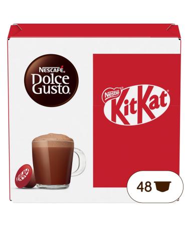 NESCAF DOLCE GUSTO KitKat Go t Cacao et Wafer 3 bo tes de 16 capsules (48 capsules compatibles Nescaf Dolce Gusto)