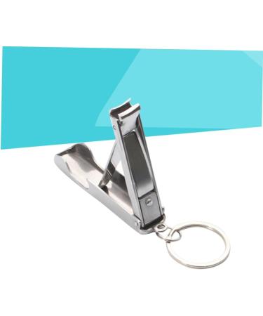 FRCOLOR Stainless Steel Nail Clipper Stainless Steel Nail Clippers Folding Nail Clipper Stainless Steel Bottle Opener Key Chain Strength - Buy Online on GoSupps.com