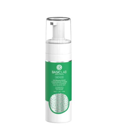 BasicLab BasicLab Dermocosmetics Normalizing Cleansing Foam for Oily Acne Prone & Sensitive Skin | 150ml | Foam for Daily Skin Cleansing Cosmetic for Sensitive Skin