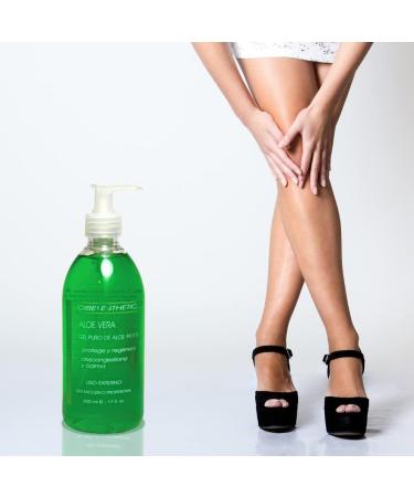 Cibelesthetic 100% Pure Aloe Vera Gel Soothes Moisturizes and Regenerates the Skin 500 ml - Buy Online on GoSupps.com